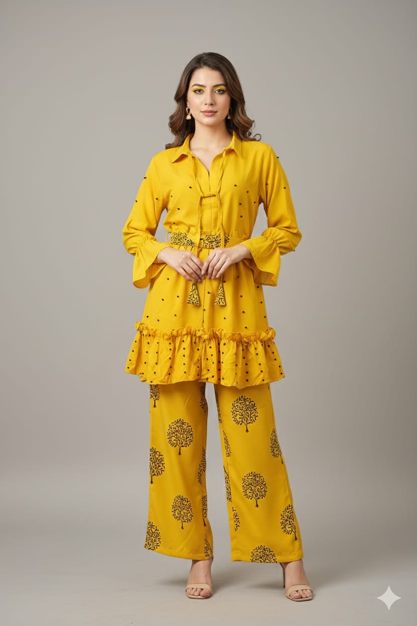 š Moti Charm ā Western Top & Plazo š