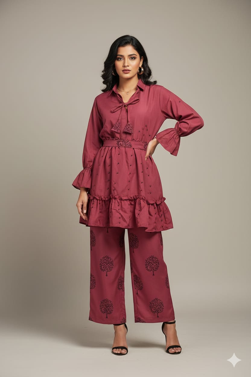 š Moti Charm ā Western Top & Plazo š