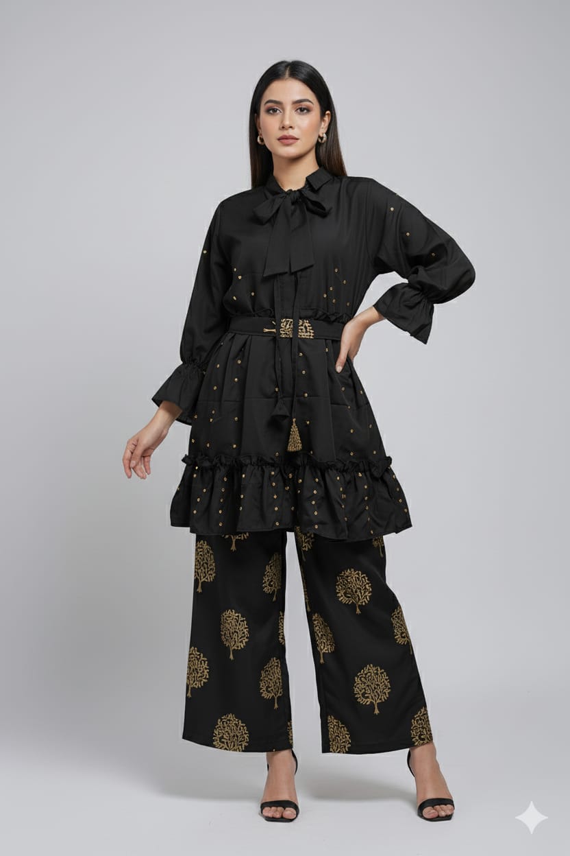 š Moti Charm ā Western Top & Plazo š
