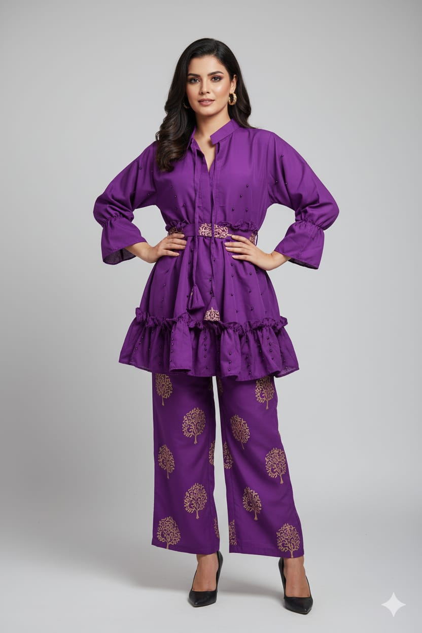 š Moti Charm ā Western Top & Plazo š