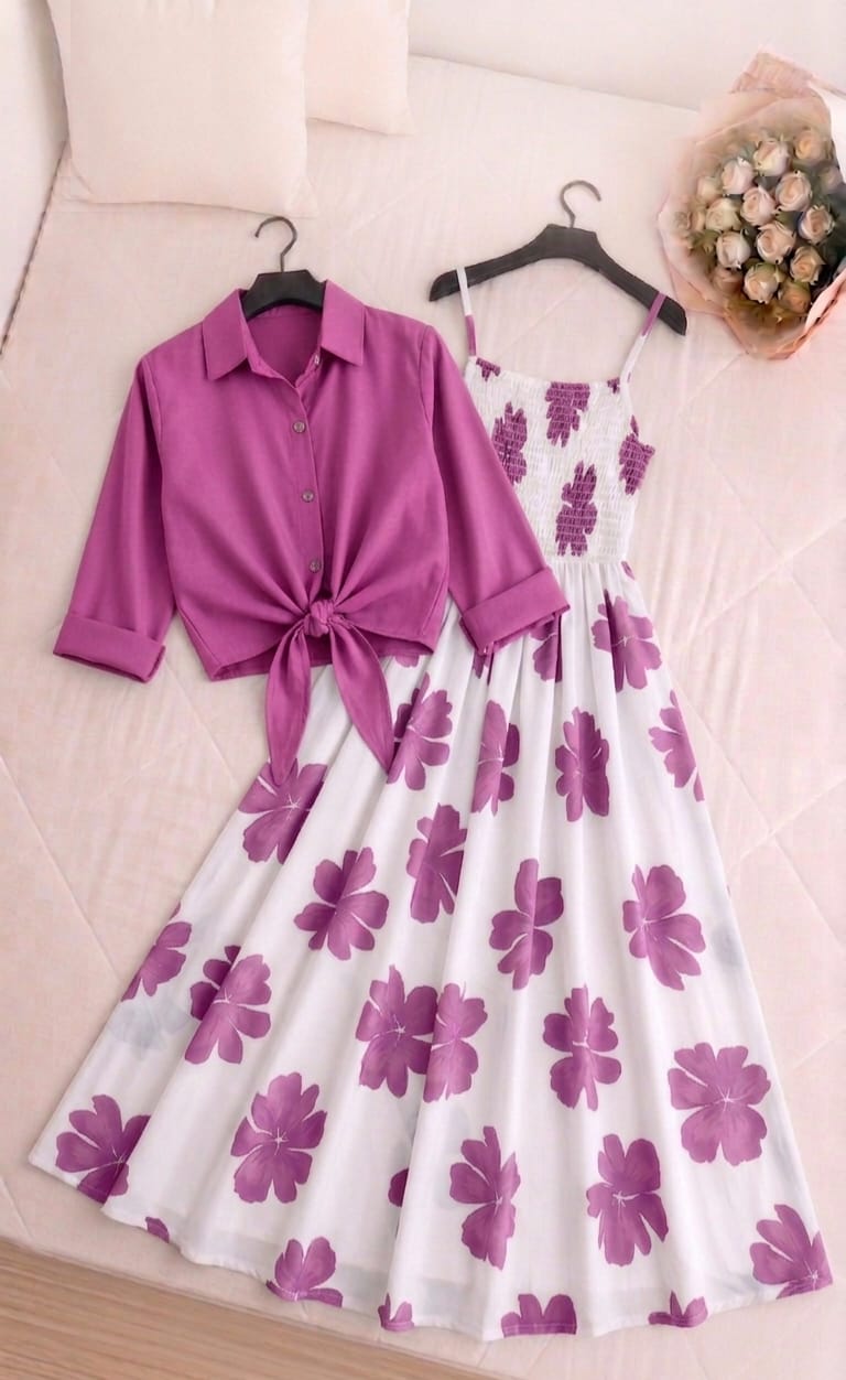 ELARA Floral Maxi