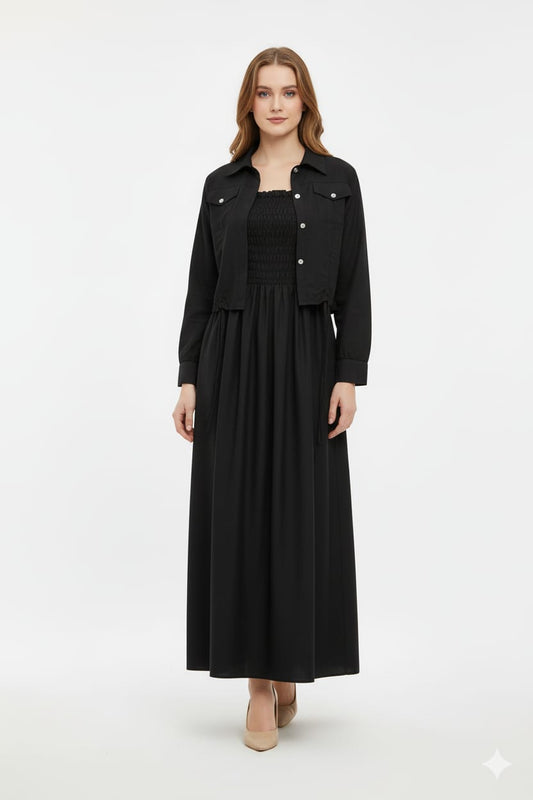 Western Jacket Coat Maxi
