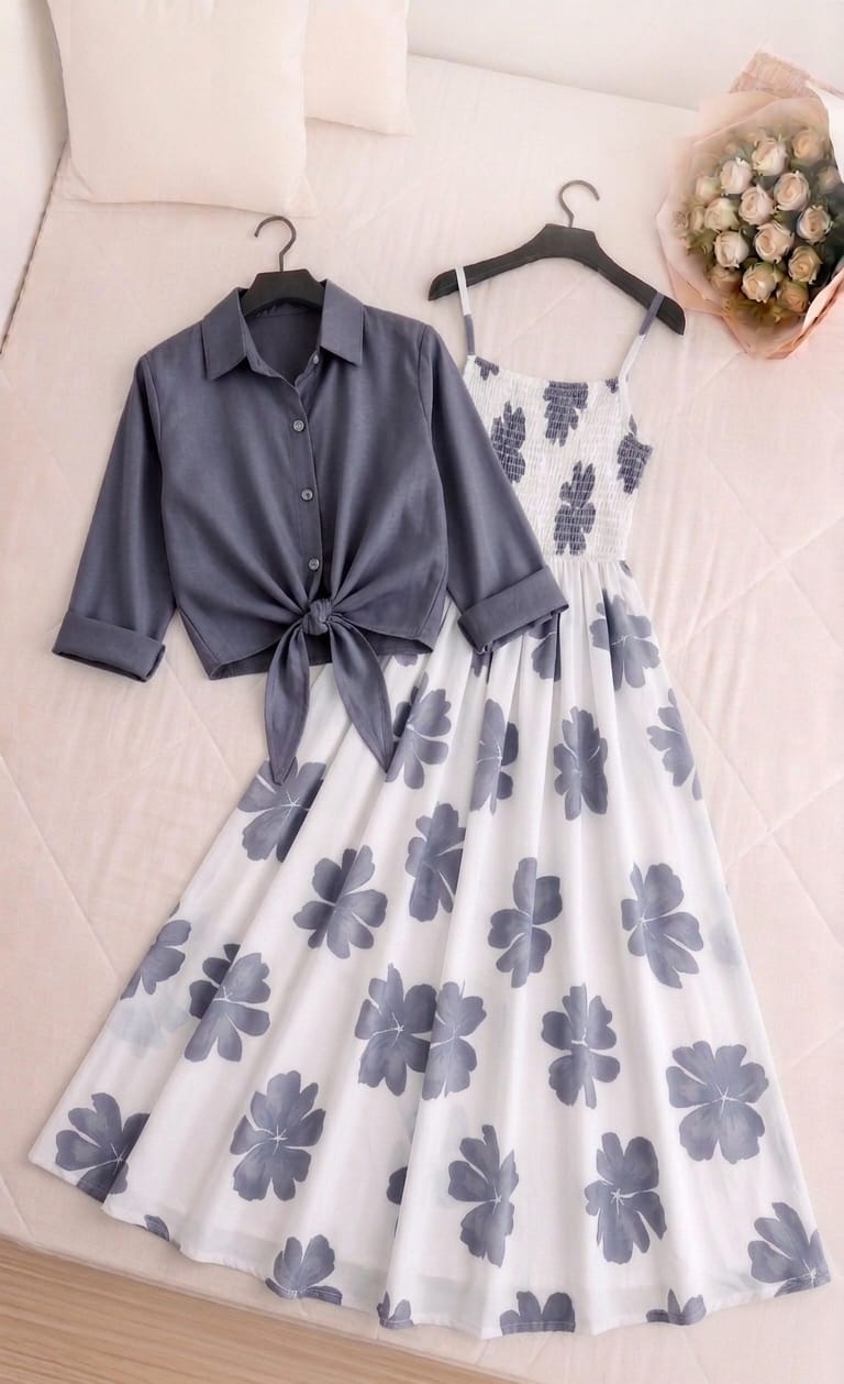ELARA Floral Maxi