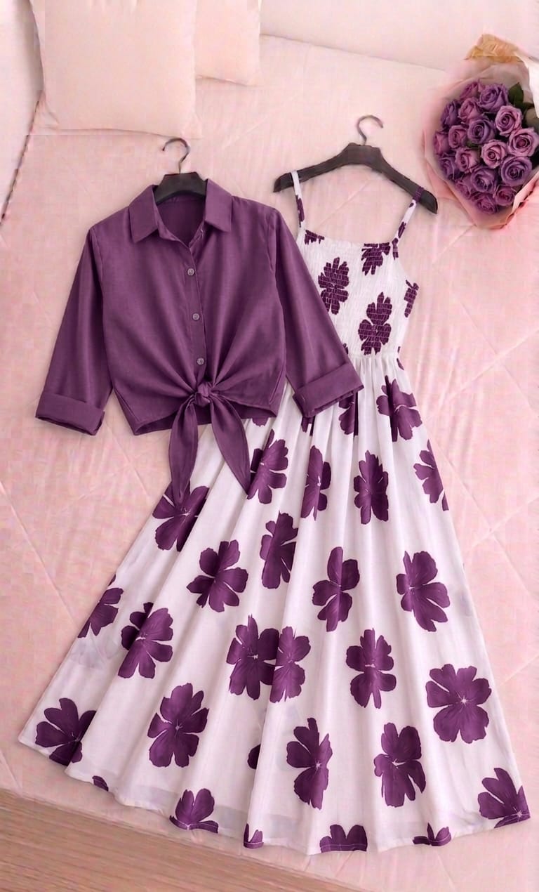 ELARA Floral Maxi